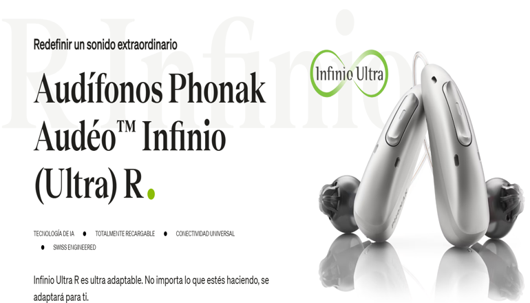 Infinio Ultra R: el audífono revolucionario que redefine...
